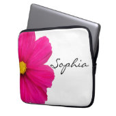 personalisierte niedliche girly rosa laptopschutzhülle (Vorderseite Links)