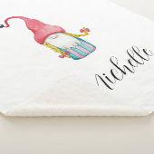Personalisierte Niedliche Gnome-Illustration Sherpadecke (3/4)