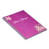 Personalisierte Niedliche Gradient Lila Notizblock (Rechte Seite)