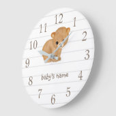 Personalisierte niedliche große wanduhr (Winkel)