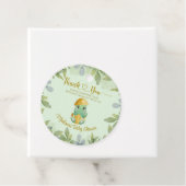 Personalisierte Niedliche grüne Dinosaurier Kinder Geschenkanhänger (Beispiel)