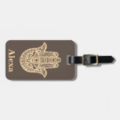 Personalisierte Niedliche Hammerhand Gepäckanhänger (Vorderseite horizontal)