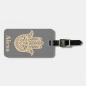 Personalisierte Niedliche Hammerhand Gepäckanhänger (Vorderseite horizontal)