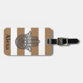 Personalisierte Niedliche Hamsa Hängebänder Gepäckanhänger (Vorderseite horizontal)