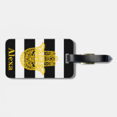 Personalisierte Niedliche Hamsa Hängebänder Gepäckanhänger (Rückseite horizontal)