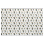 personalisierte niedliche Hochzeitspaarbraut u. Stoff (Fat Quarter (45,7 x 55,9 cm))