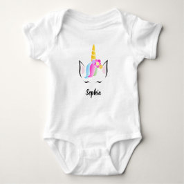 Personalisierte Niedliche Illustration Baby Strampler