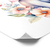 Personalisierte Niedliche Illustration eines Babye Poster (Ecke)