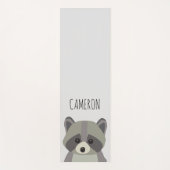 Personalisierte Niedliche Illustrationsrakete Yogamatte (Vorderseite)