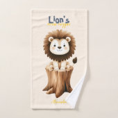 Personalisierte Niedliche Jungtiere Kinder Badhandtuch Set (Handtuch)