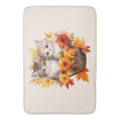 Personalisierte Niedliche Kätzchen Badematte (Vorderseite Vertikal)