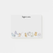 Personalisierte Niedliche Katzen - Hinweise für Ka Post-it Klebezettel (Vorderseite)
