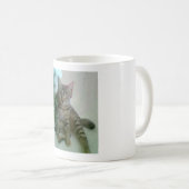 Personalisierte niedliche Katzen-Tassen Kaffeetasse (VorderseiteRechts)