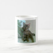 Personalisierte niedliche Katzen-Tassen Kaffeetasse (Mittel)