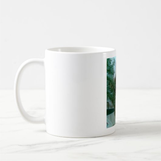 Personalisierte niedliche Katzen-Tassen Kaffeetasse (Links)