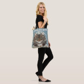 Personalisierte niedliche Katzenbraut Tasche (Am Model)
