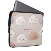 Personalisierte Niedliche Kawaii Pastel Lächeln Wo Laptopschutzhülle (Vorne Rechts)