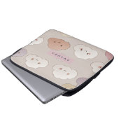 Personalisierte Niedliche Kawaii Pastel Lächeln Wo Laptopschutzhülle (Vorne Knopf)
