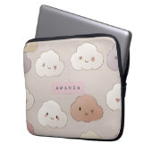Personalisierte Niedliche Kawaii Pastel Lächeln Wo Laptopschutzhülle (Vorderseite Links)
