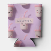 Personalisierte Niedliche Kawaii Pastel Smoothie C Dosenkühler (Vorderseite)