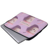 Personalisierte Niedliche Kawaii Pastel Smoothie C Laptopschutzhülle (Vorne Knopf)
