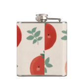 Personalisierte Niedliche Kawaii Pastel Tomato Ges Flachmann (Rückseite)