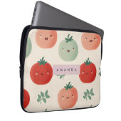 Personalisierte Niedliche Kawaii Pastel Tomato Ges Laptopschutzhülle (Vorne Rechts)
