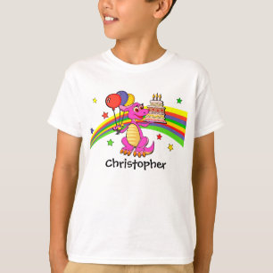 Personalisierte Niedliche Kids Dinosaurier-T - Shi T-Shirt