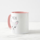 Personalisierte Niedliche Lama-Illustration Tasse (Vorderseite Links)