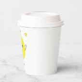 Personalisierte Niedliche Lemon & Star Pappbecher (Links)