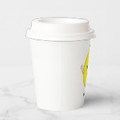 Personalisierte Niedliche Lemon & Star Pappbecher (Rechts)