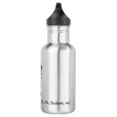 Personalisierte Niedliche medizinische Beruflich Edelstahlflasche (Rechts)