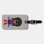 Personalisierte Niedliche Mini Spidergirl Kinder G Gepäckanhänger (Vorderseite horizontal)