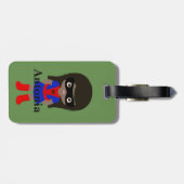 Personalisierte Niedliche Mini Spidergirl Kinder G Gepäckanhänger (Rückseite horizontal)