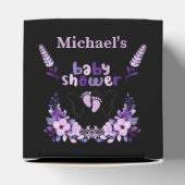 Personalisierte Niedliche Monogram Babydusche Geschenkschachtel (Oben)