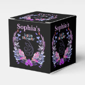 Personalisierte Niedliche Monogram Babydusche Geschenkschachtel (Vorderseite)