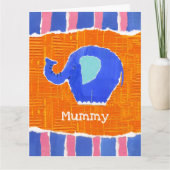 Personalisierte Niedliche Muttertagskarte Karte (Vorderseite)