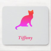 Personalisierte niedliche Omerkatze Mousepad (Vorne)