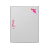 Personalisierte niedliche Omerkatze Notizblock (Rotiert)