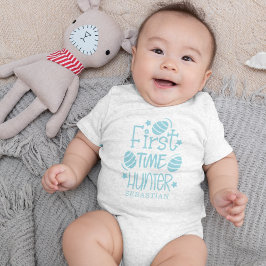 Personalisierte Niedliche Osterfeier Erstmaliger E Baby Strampler