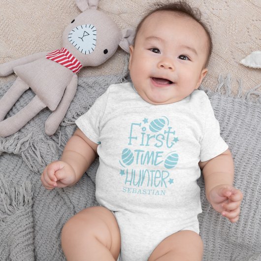 Personalisierte Niedliche Osterfeier Erstmaliger E Baby Strampler