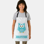 Personalisierte Niedliche Owl Kids Schürze (Insitu)