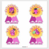 Personalisierte Niedliche Owl Teacher Prämienaufkl Aufkleber (Blatt)