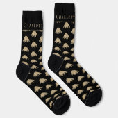 Personalisierte Niedliche Pangoli-Art Socken (Rechts)