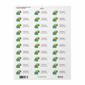 Personalisierte Niedliche Parrot Artwork (Vorne)