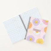 Personalisierte Niedliche Pastel Daisy Blume Notizblock (Innenseite)
