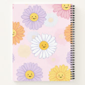 Personalisierte Niedliche Pastel Daisy Blume Notizblock (Rückseite)