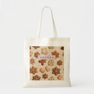Personalisierte Niedliche Pastel Gingerbrot Cookie Tragetasche