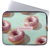 Personalisierte Niedliche Pastelköpfe & Sprinklen Laptopschutzhülle (Vorderseite)