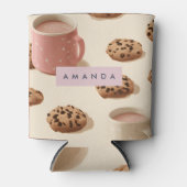 Personalisierte Niedliche Pastell-Cookies und Milc Dosenkühler (Vorderseite)